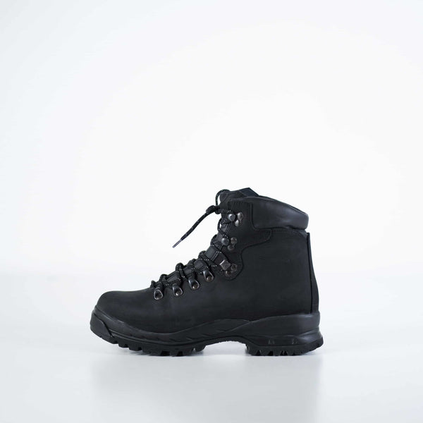 JOBOLT 5531 Black hiking boot in genuine waterproof nubuck with Vibram sole