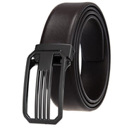 Pin Buckle Belt Two Layer Cowhide