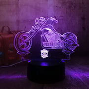 MOTORCYCLE COLORFUL 3D LIGHT