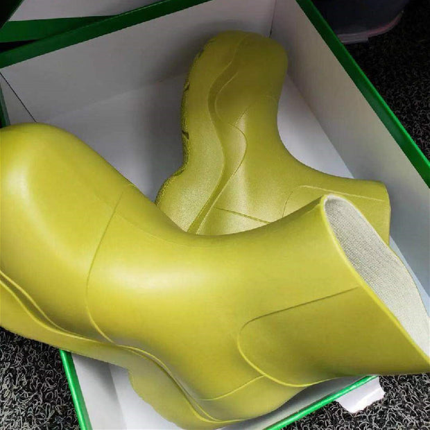 Non Slip Chunky Platform Rain Boots