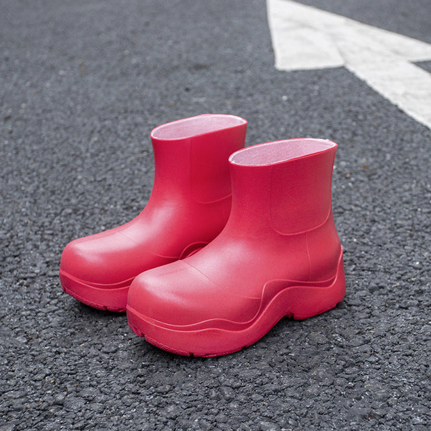 Non Slip Chunky Platform Rain Boots