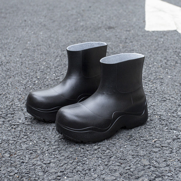 Non Slip Chunky Platform Rain Boots