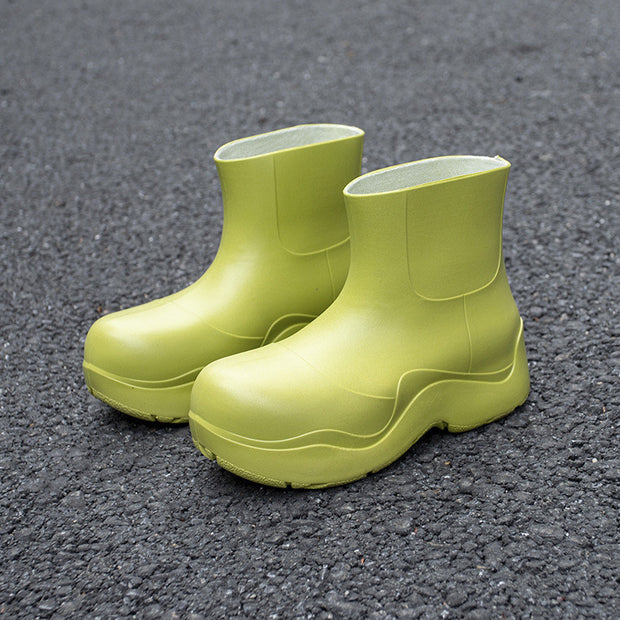 Non Slip Chunky Platform Rain Boots