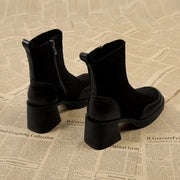 Chunky Heel Boots