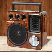 Full Band Elderly Retro Radio Antique Desktop