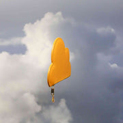 Leather Cloud Purse - Mustard