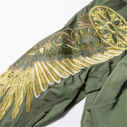 Wing Embroidery Baseball Uniform Jacket