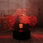 MOTORCYCLE COLORFUL 3D LIGHT