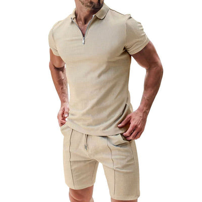 2 Piece Casual Waffle Suit - Jo-Bolt-Store