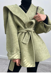 Thickened Alpaca Cape Coat