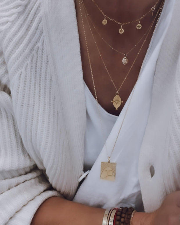 Morning Star Necklace - Gold