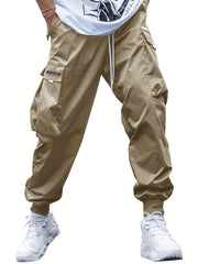 Plus Size Cargo Multi Pocket Men's Casual Pants