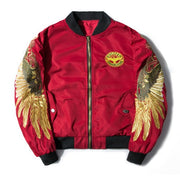 Wing Embroidery Baseball Uniform Jacket