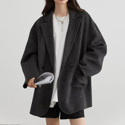 Double Breasted Woolen Coat