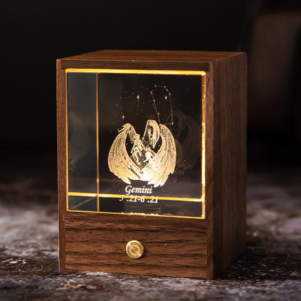 Crystal LED Table Lamp USB
