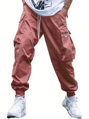 Plus Size Cargo Multi Pocket Men's Casual Pants