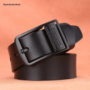 Genuine Leather Retro Alloy Buckle Belt