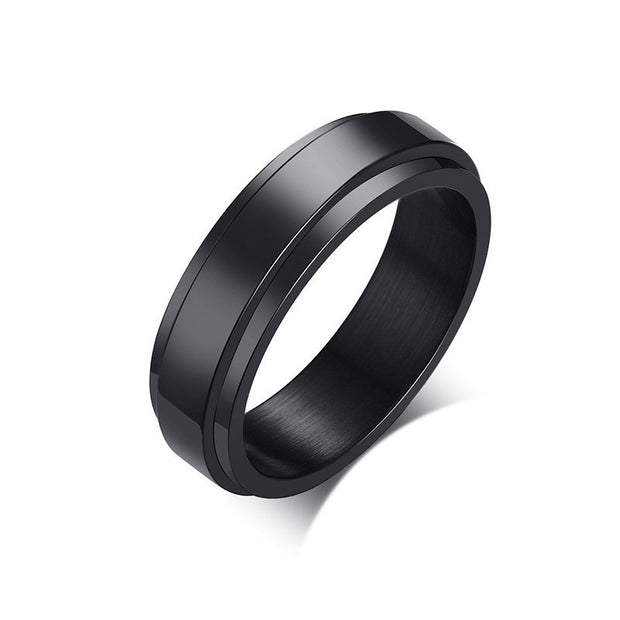 Rotating Stainless Steel Anti Anxiety Ring