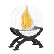 Indoor Small Desktop Alcohol Fireplace Lamp