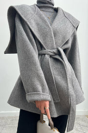 Thickened Alpaca Cape Coat