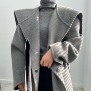 Thickened Alpaca Cape Coat