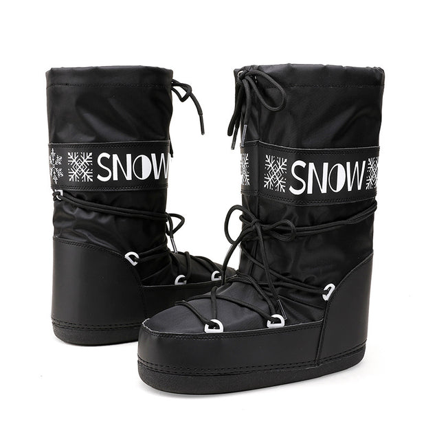 High Snow Boots With Suction Cups