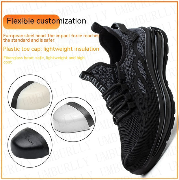 Lightweight Breathable Steel Toe Cap Safety Shoes