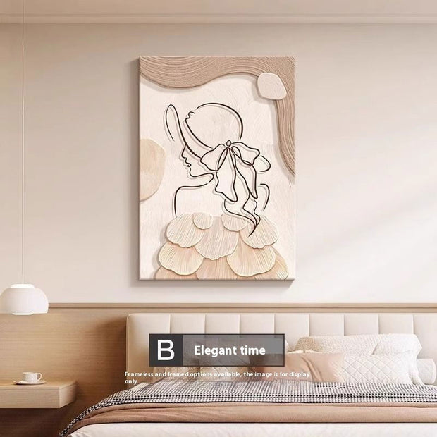 Abstract Line Character Mural - Jo-Bolt-Store