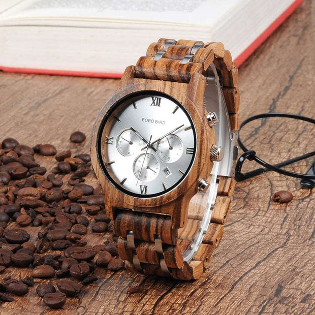 All wooden watch quartz watch - Jo-Bolt-Store