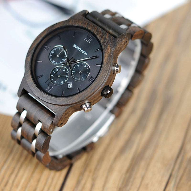 All wooden watch quartz watch - Jo-Bolt-Store