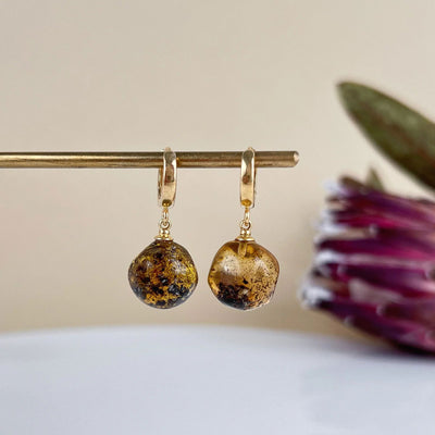 Amber Earrings Honey Drops - Jo-Bolt-Store