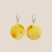 Amber Earrings Yellow Moon - Jo-Bolt-Store