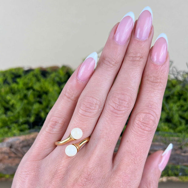 Amber Ring Swans, White Amber, Silver or Gold Plated Silver, One Size - Jo-Bolt-Store