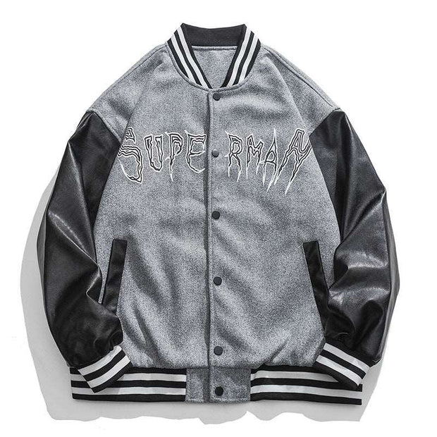 Baseball Uniform Bomber Jacket - Jo-Bolt-Store