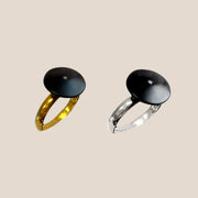 Bellum Oreo Black Amber Ring - Jo-Bolt-Store