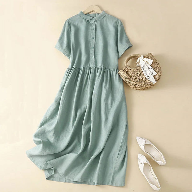 Cotton Midi Dress - Jo-Bolt-Store