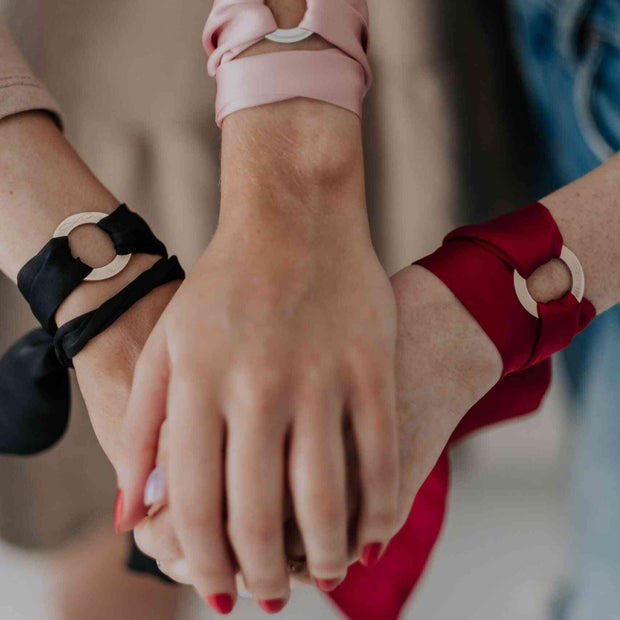 Silk Ribbon Bracelet - SOUL SISTERS