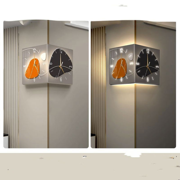 Double Sided Luminous Creative Clock - Jo-Bolt-Store