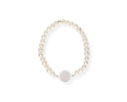 Flower Of Life Bracelet S – White Pearl