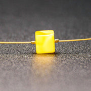 Gold Plated String Baltic Amber Necklace Ausra - Jo-Bolt-Store