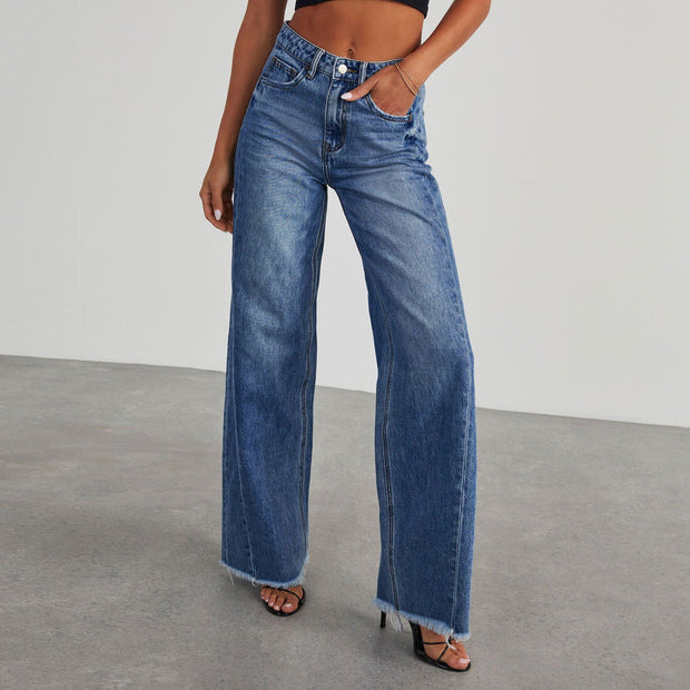 High Waist Wide Leg Jeans - Jo-Bolt-Store