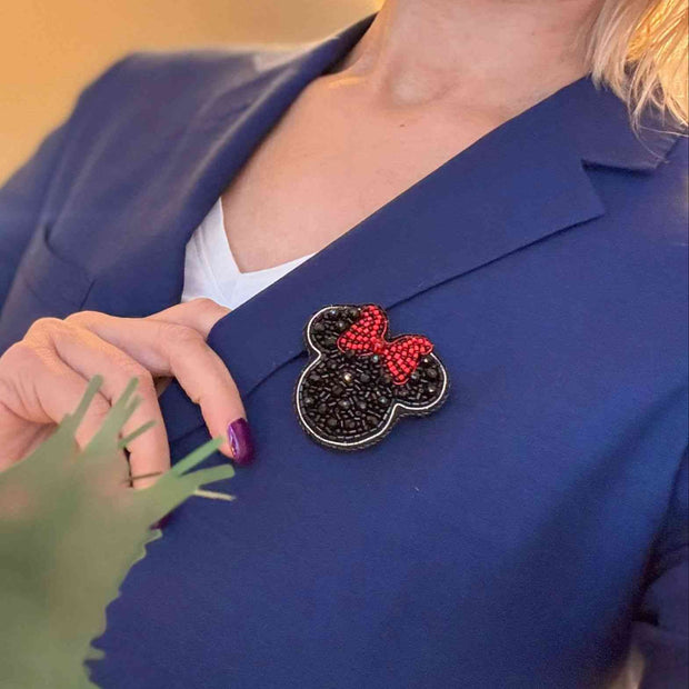 Minnie Mouse Brooch