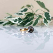 Margutis Amber Ring, Gold-Plated Sterling Silver 925