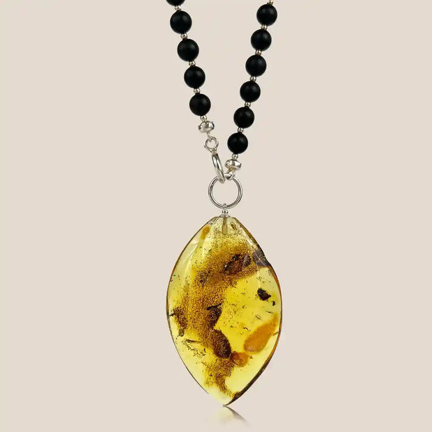 Amber Necklace 70cm, Sterling Silver 925 Liepaitė