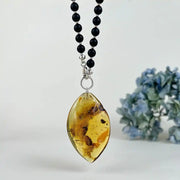 Amber Necklace 70cm, Sterling Silver 925 Liepaitė