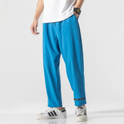Japanese Large Size Thin Stretch Sports Cropped Trousers - Jo-Bolt-Store