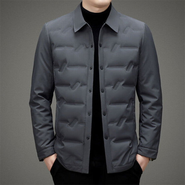 Lightweight Down Jacket Winter White Duck Down Warm Men's Short Coat - Jo-Bolt-Store