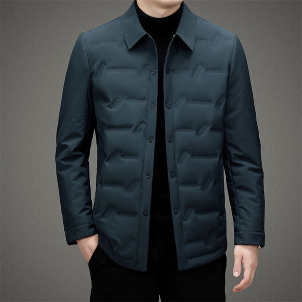 Lightweight Down Jacket Winter White Duck Down Warm Men's Short Coat - Jo-Bolt-Store