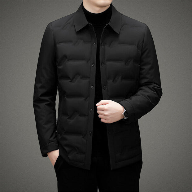Lightweight Down Jacket Winter White Duck Down Warm Men's Short Coat - Jo-Bolt-Store