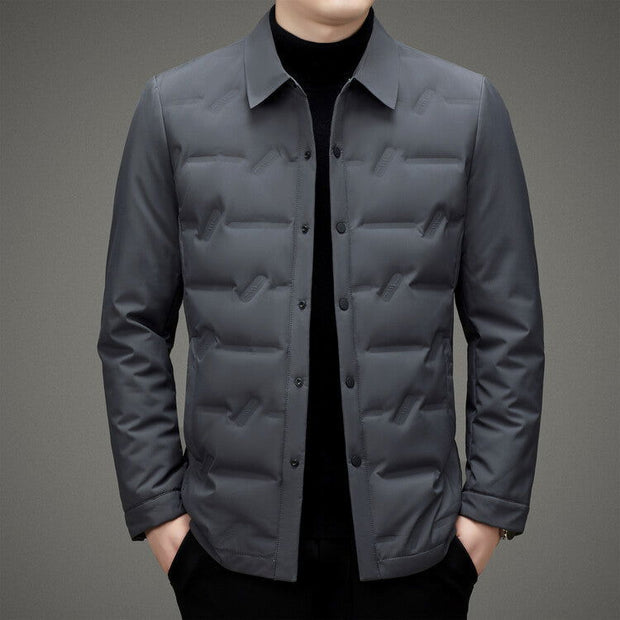 Lightweight Down Jacket Winter White Duck Down Warm Men's Short Coat - Jo-Bolt-Store